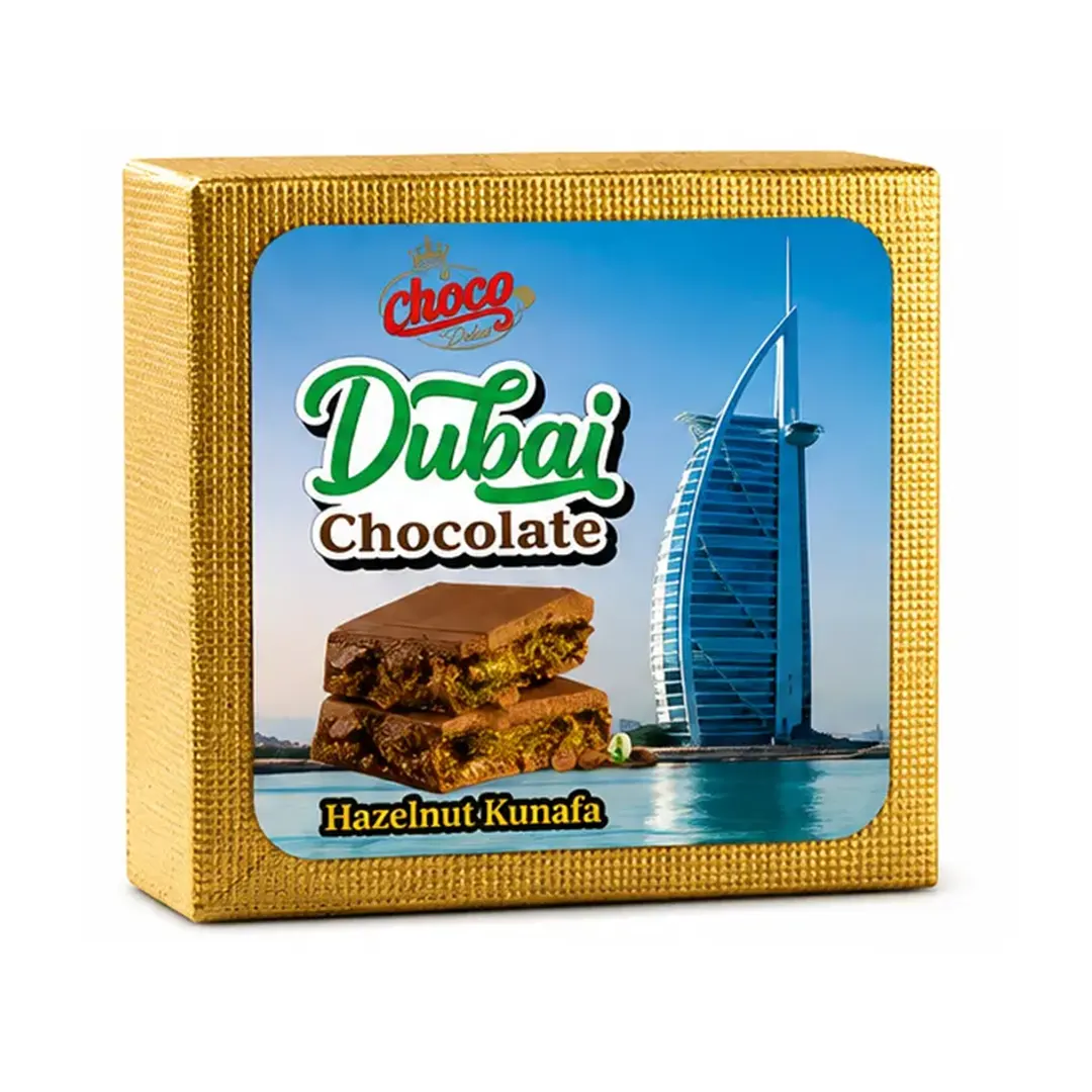 Chocolate Kunafa SQ Hazelnut Cream