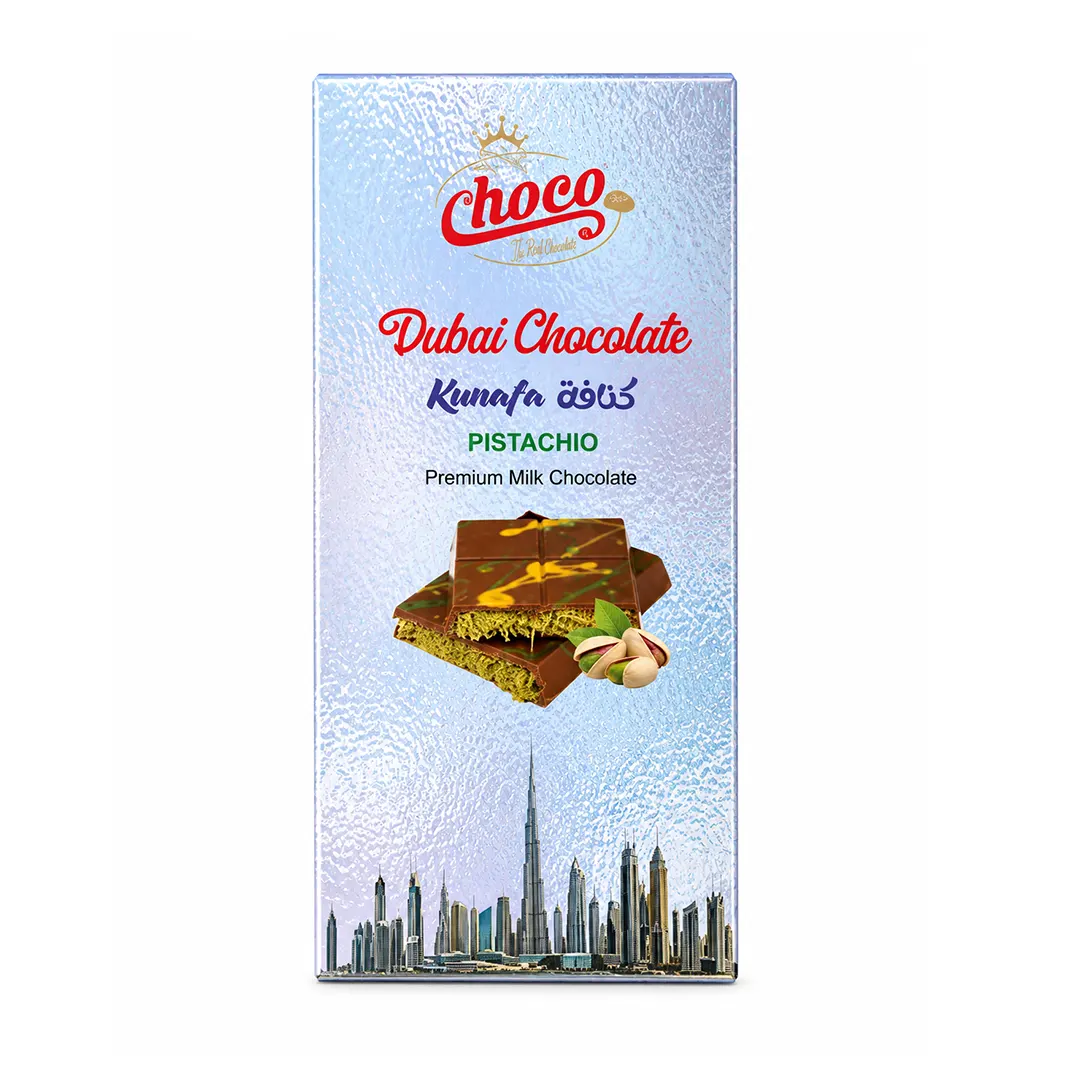 Dubai Kunafa Rainbow Chocolate 100g