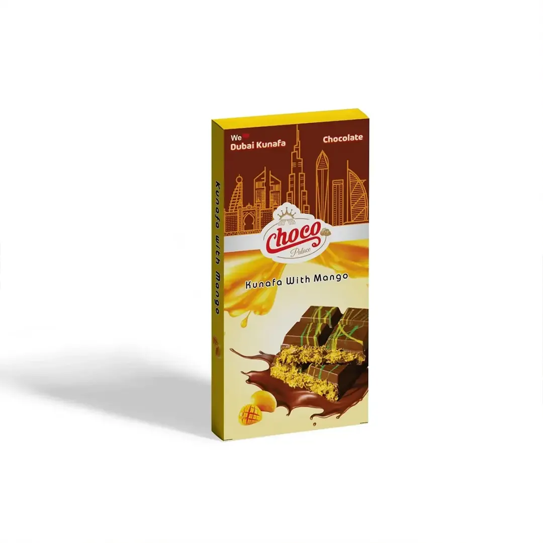 Dubai Kunafa Chocolate With Mango flavor 100GM 2
