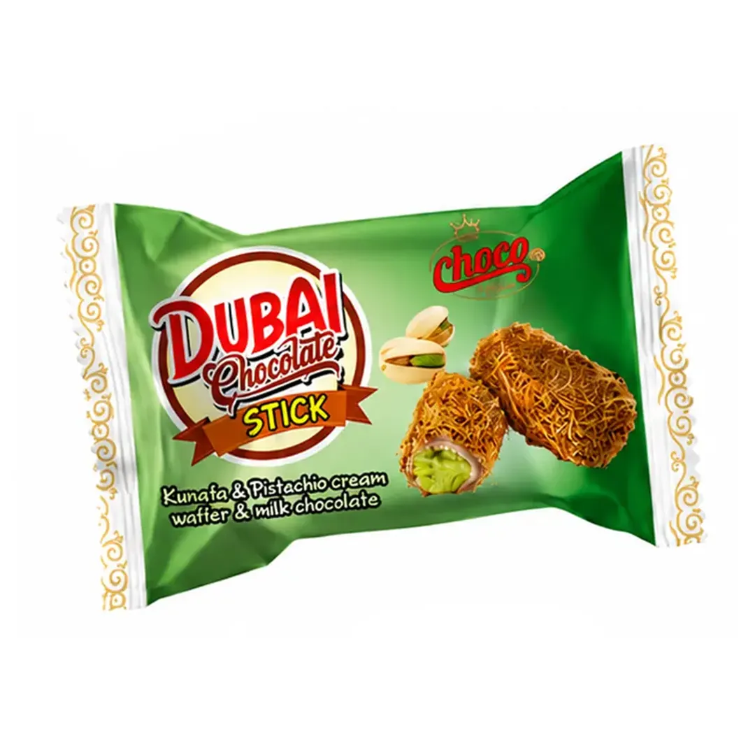 Dubai Chocolate Stick Kunafa Pistachio Cream