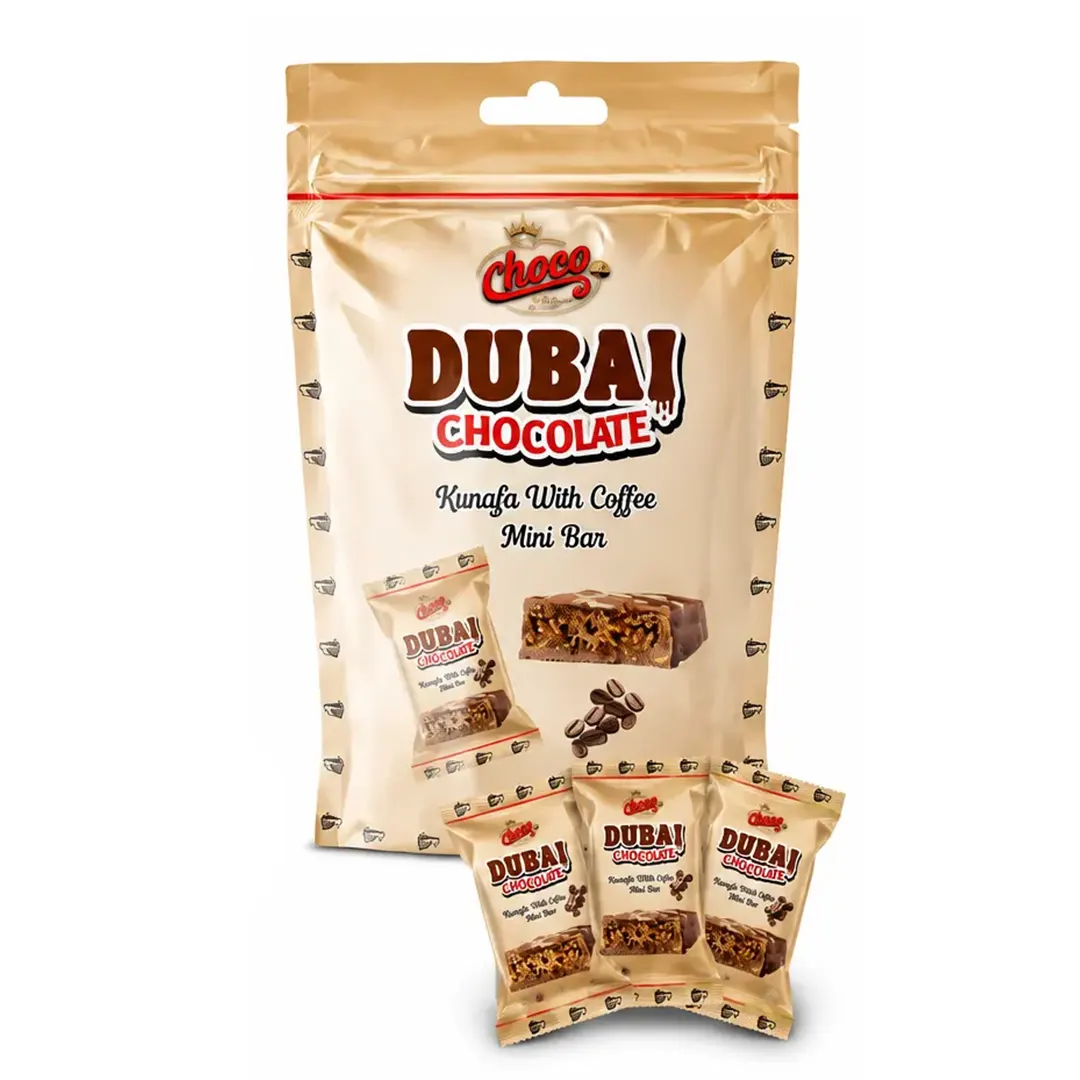 Dubai Chocolate Kunafa Coffee Pouch
