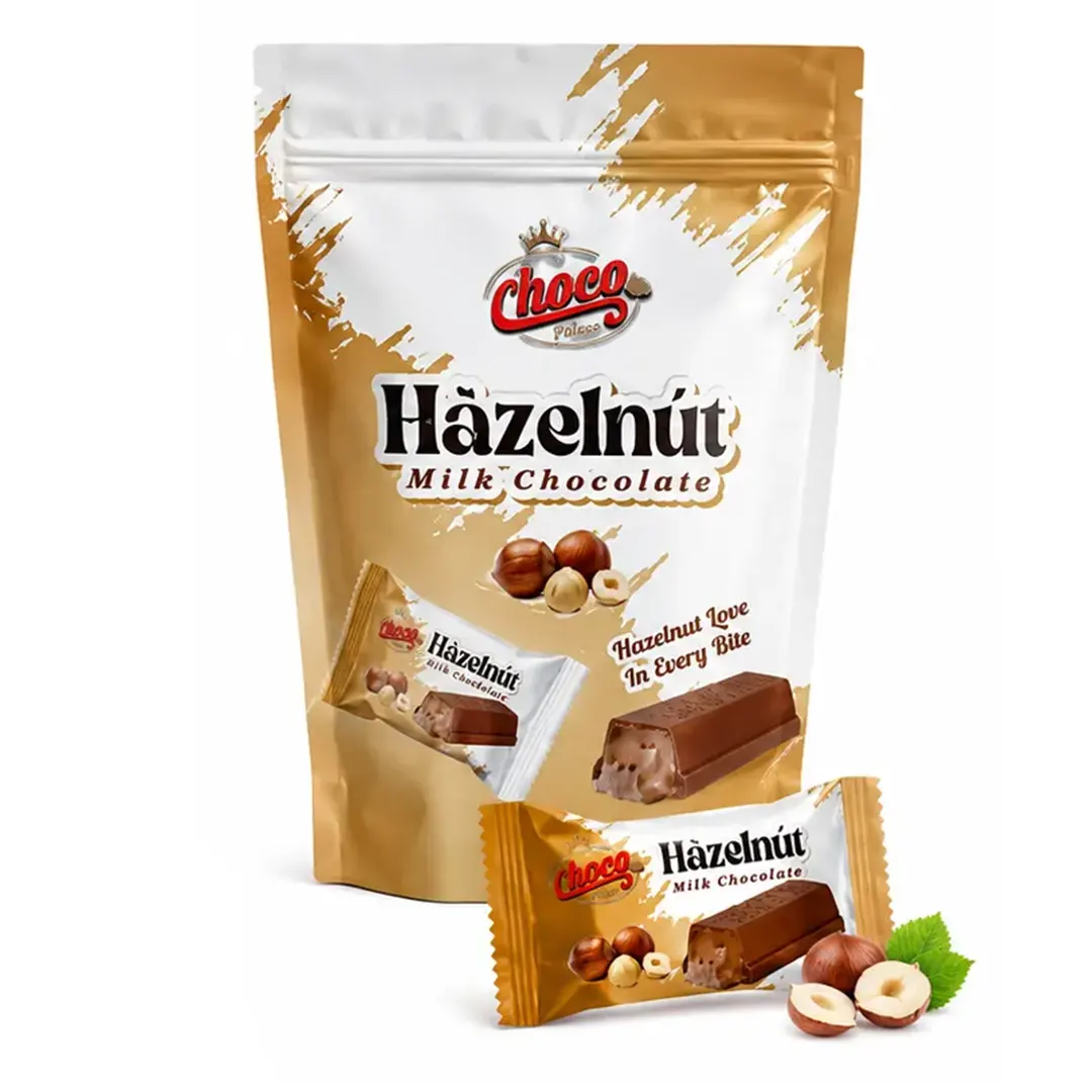 Hazelnut Filled Milk Chocolate Pouch