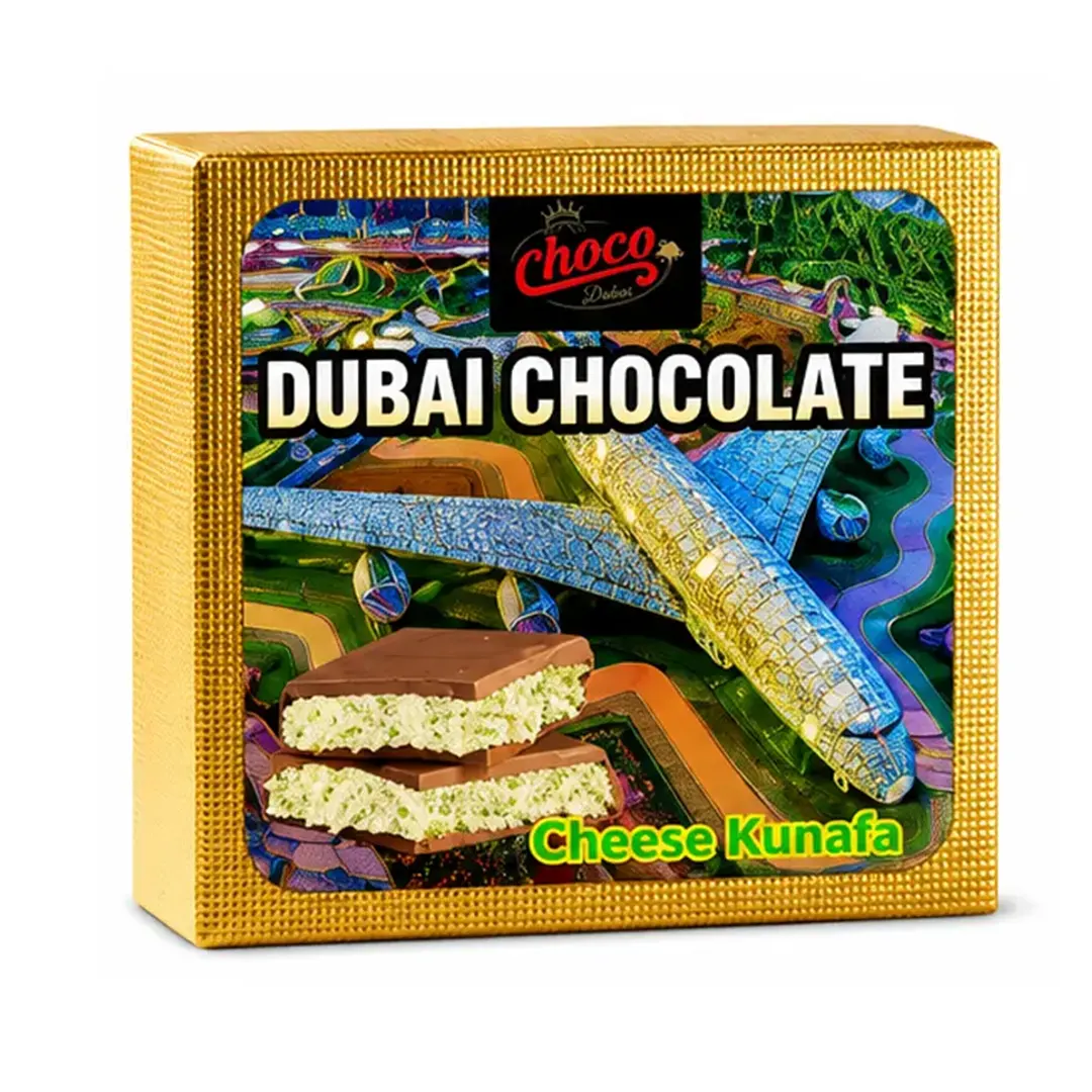 Chocolate Kunafa SQ Cheese Cream