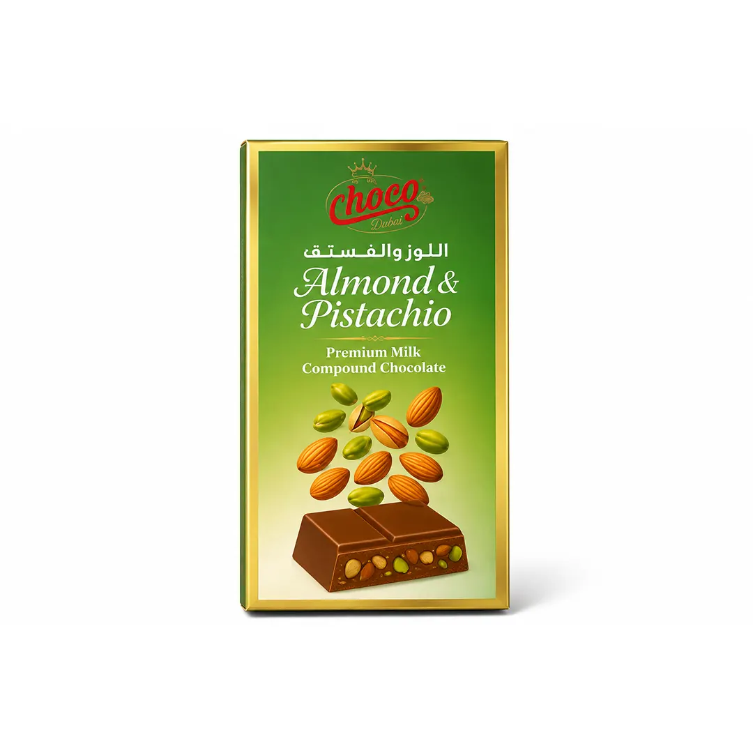 Almond & Pistachio Chocolate Bar