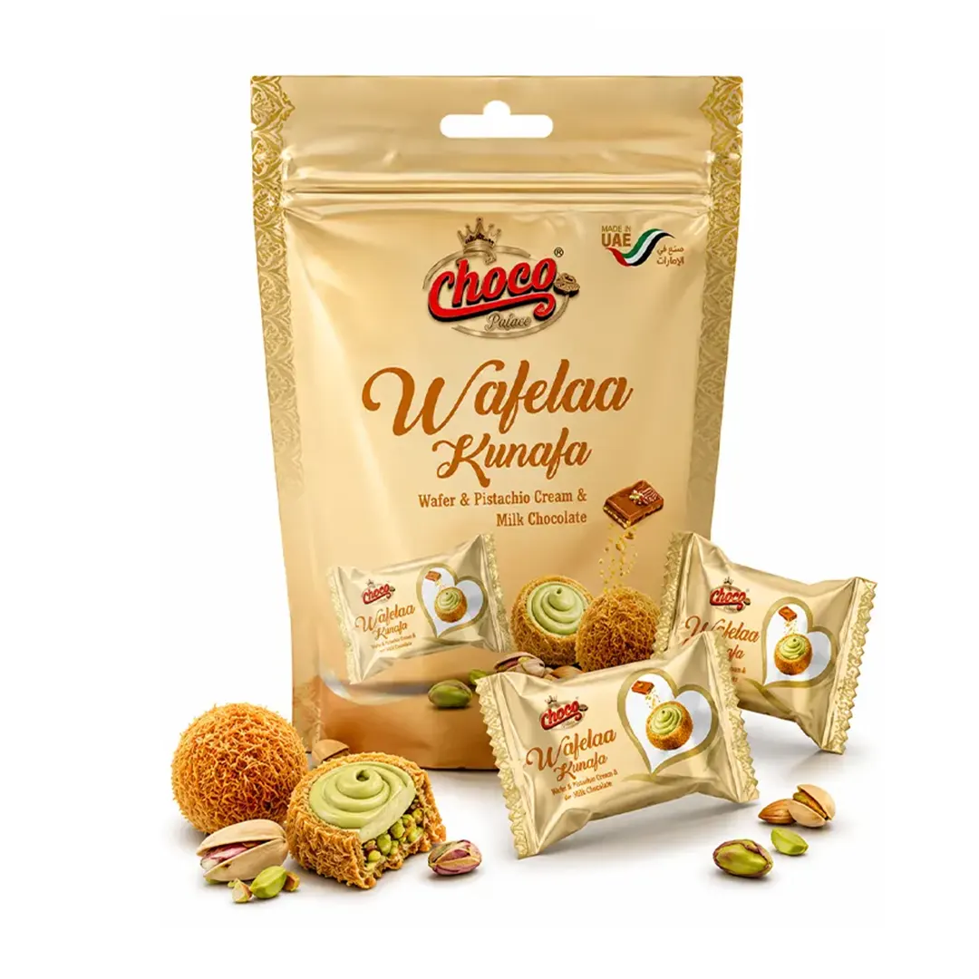 Wafelaa Kunafa Pistachio Wafer Pouch